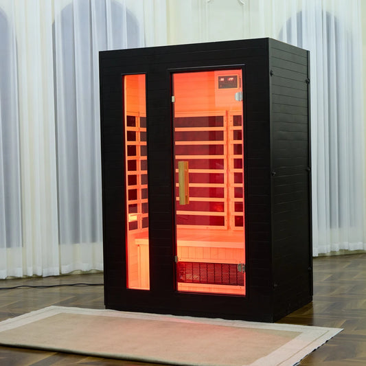 Full Spectrum Infrared Sauna With Red Light Panel