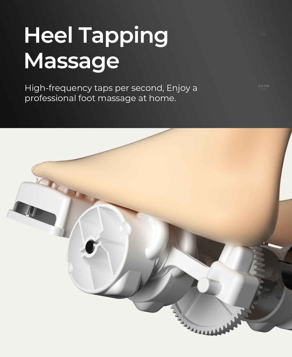 LifeSmart Pro 4D heel tapping foot massage