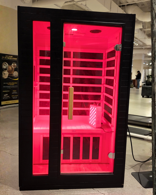 Full Spectrum Infrared Sauna With Red Light Panel